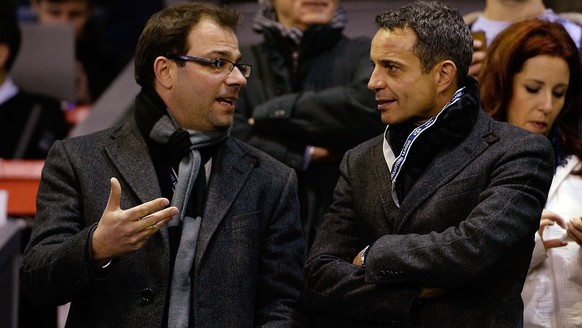 Ein eingespieltes Team: Sportdirektor Georg Heitz und Präsident Bernhard Heusler.