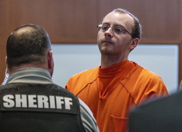 Jake Patterson appears for a hearing at the Barron County Justice Center, Wednesday, March 27, 2019, in Barron, Wis. Patterson pleaded guilty Wednesday to kidnapping 13-year-old Jayme Closs, killing h ...