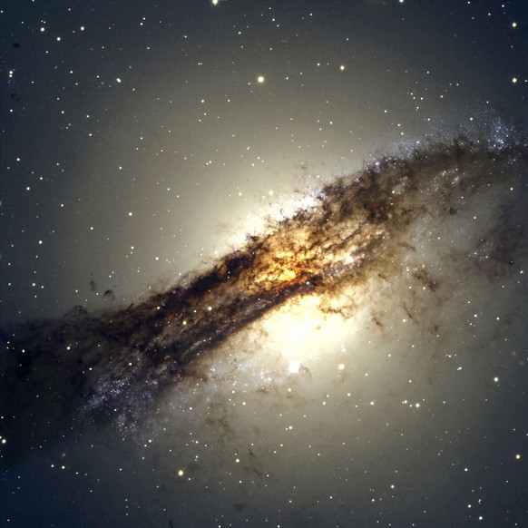 The new FORS2 image of Centaurus A, also known as NGC 5128, is an example of how frontier science can be combined with esthetic aspects. This galaxy is a most interesting object for the present attemp ...