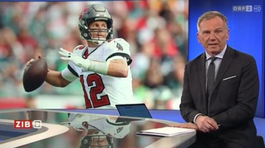 ORF-Moderator Armin Wolf spricht über den Rücktritt von Tom Brady.