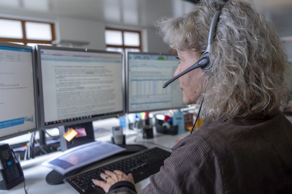 Der Sitz von Medgate, wo auch die Hotline zum Coronavirus des Bundesamtes fuer Gesundheit (BAG) bedient wird, fotografiert in Basel am Freitag, 31. Januar 2020. (KEYSTONE/Georgios Kefalas)