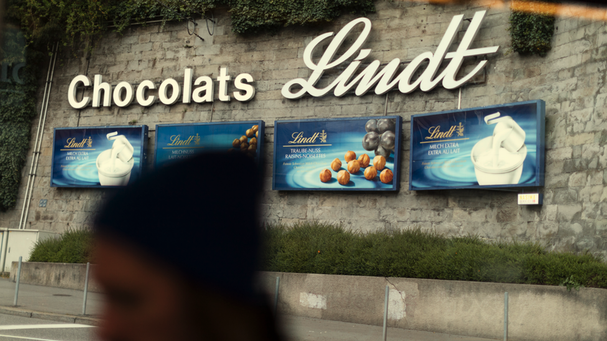 Lindt Schokolade Werbung Zürich Central