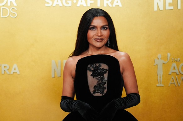 Mindy Kaling arrives at the 32nd Annual Actor Awards on Sunday, March 1, 2026, at the Shrine Auditorium and Expo Hall in Los Angeles. (Photo by Richard Shotwell/Invision/AP)
Mindy Kaling