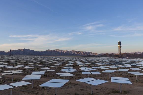 Solartherm-Anlage Ivanpah in der Mojave-Wüste: Genug Strom für die ganze Stadt Zürich.&nbsp;