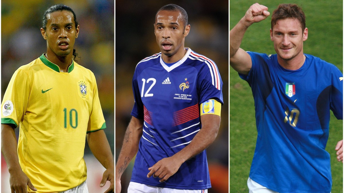 The World Cup has been planned for over 35 years with Ronaldinho, Thierry Henry, Francesco Totti and co.