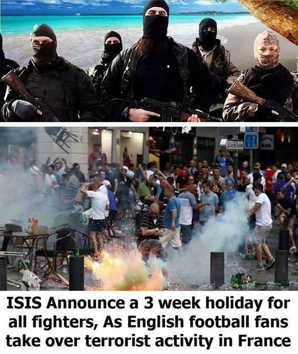 Wach auf, Frankreich! Sonst zerstören die Hooligans unser Fussballfest 
Der IS macht pause mit Anschlägen in Europa.