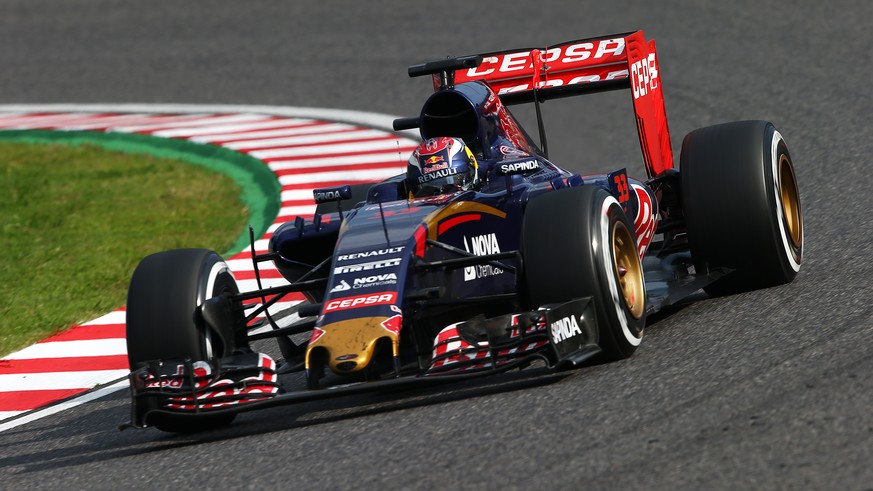 Max Verstappen an der Arbeit beim GP von Japan in Suzuka.