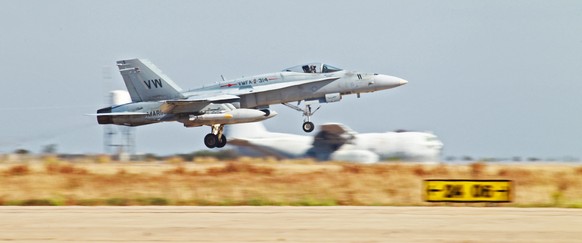 F/A-18-Kampfjet der USA.