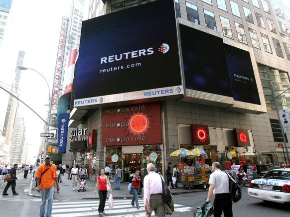 Die Nachrichtenagentur Reuters hat in eigener Sache bekanntgegeben, dass sie Staatsgelder von Grossbritannien angenommen hat, die nicht in Einklang mit den Reuters-Prinzipien gestanden haben. (Symbolb ...