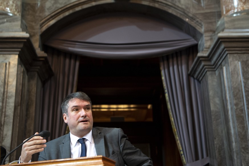 Christian Levrat, SP-FR, spricht waehrend der Wintersession der Eidgenoessischen Raete, am Donnerstag, 29. November 2018 im Staenderat in Bern. (KEYSTONE/Anthony Anex)