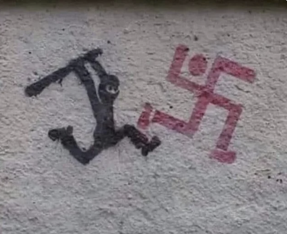 Clevere und lustige Graffiti (Street Art)