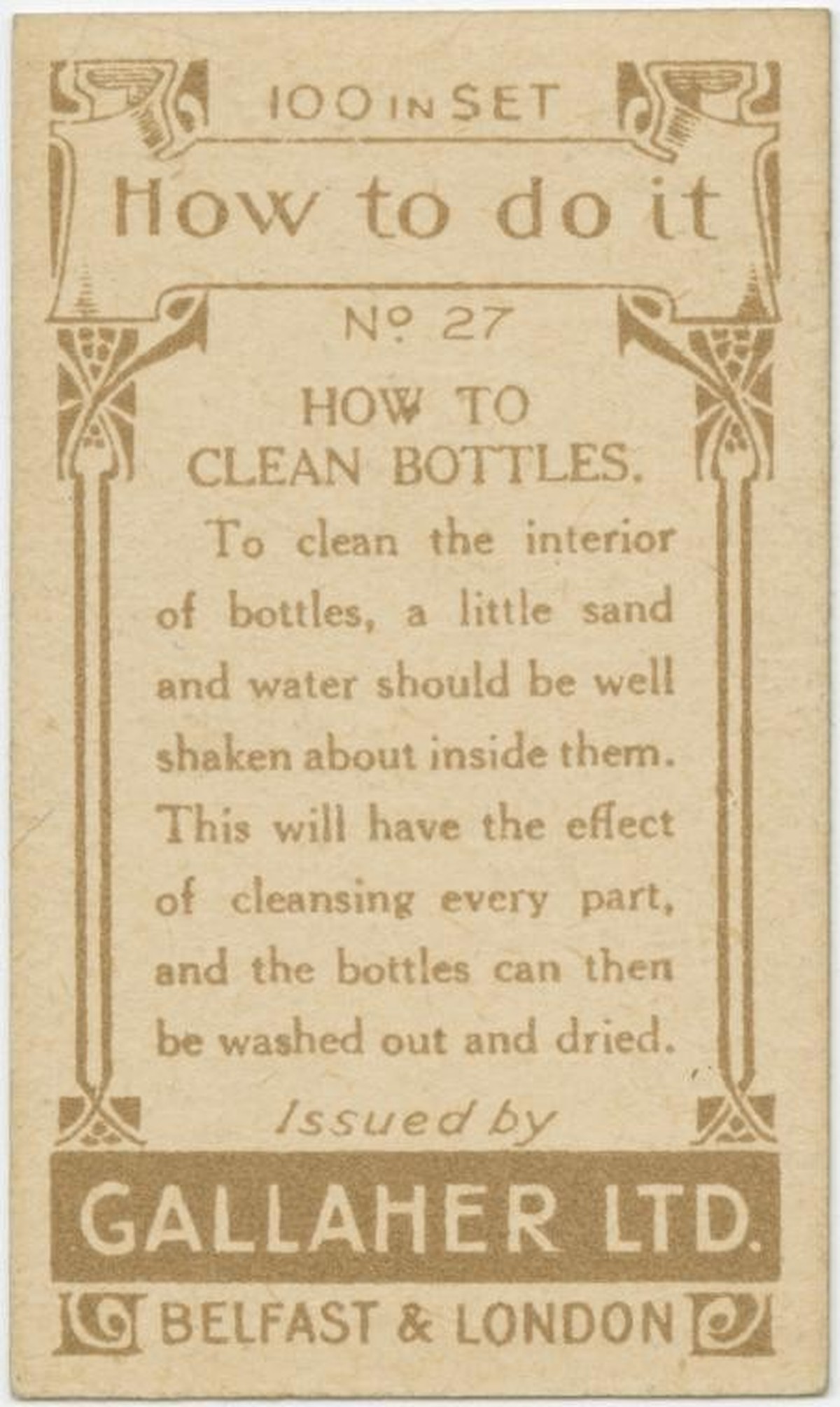 Gallaher-Lifehacks: Wie man Flaschen reinigt
https://digitalcollections.nypl.org/items/510d47e4-7a4d-a3d9-e040-e00a18064a99