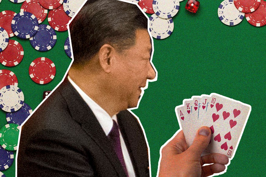 Hat gut lachen: Präsident Xi Jingping.