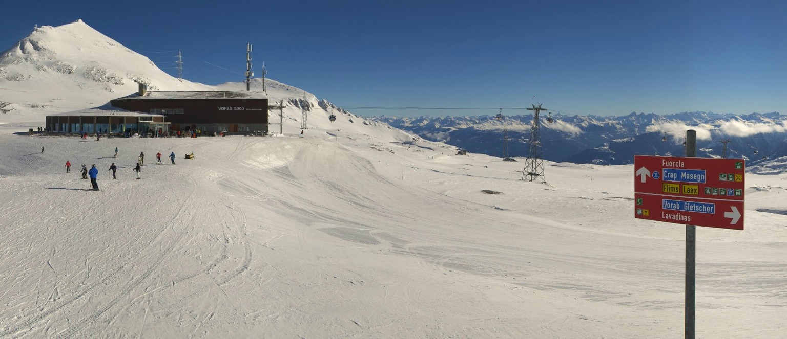 In Laax gilt: Piste frei für die Touristen.