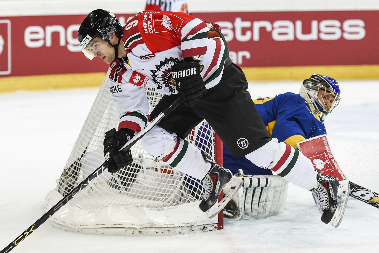 Eine Stufe zu stark: Davos kommt gegen Frölunda im Hinspiel unter die Räder.&nbsp;