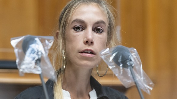 Meret Schneider, GP-ZH, spricht zur Grossen Kammer, an der Herbstsession der Eidgenoessischen Raete, am Dienstag, 8. September 2020 im Nationalrat in Bern. (KEYSTONE/Alessandro della Valle)