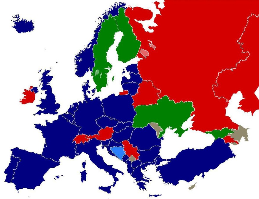 Nato-Osterweiterung, Beitrittskandidaten 2022
https://de.wikipedia.org/wiki/NATO-Osterweiterung#/media/Datei:NATO_enlargement.svg