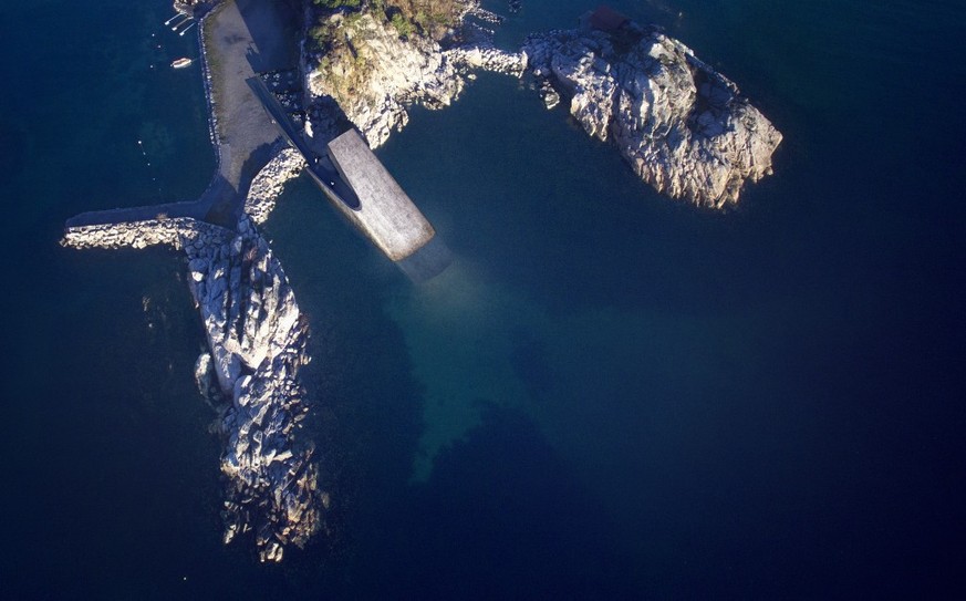 So soll das Unterwasser-Restaurant «Under» von oben dereinst aussehen.