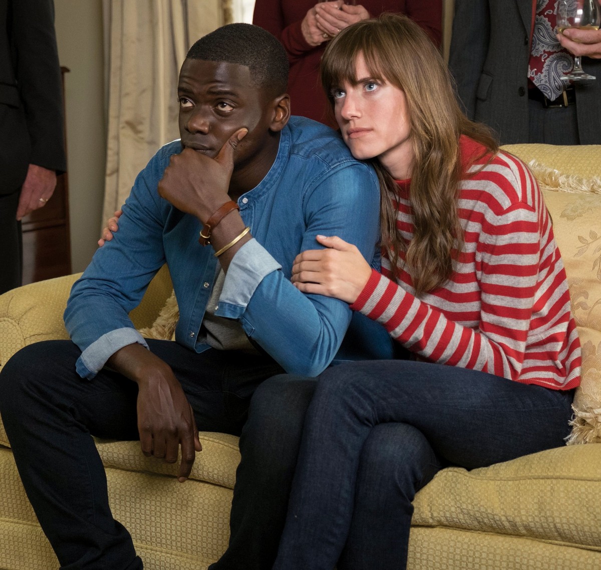 DANIEL KALUUYA and MARNIE MICHAELS. ALLISON WILLIAMS and DANIEL KALUUYA in GET OUT, 2017, directed by JORDAN PEELE. Copyright UNIVERSAL PICTURES. Credit: UNIVERSAL PICTURES / Album