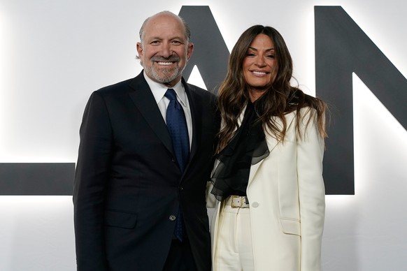 Commerce Secretary Howard Lutnick and his wife Allison arrive for the premiere of first lady Melania Trump's movie "Melania" at The John F. Kennedy Memorial Center For The Performing Ar ...