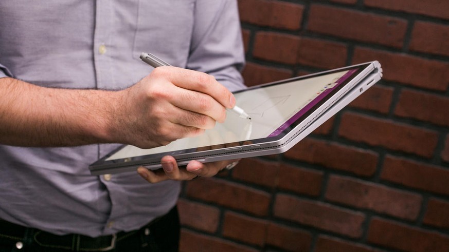 Das Surface Book ist auch ein Notizblock.