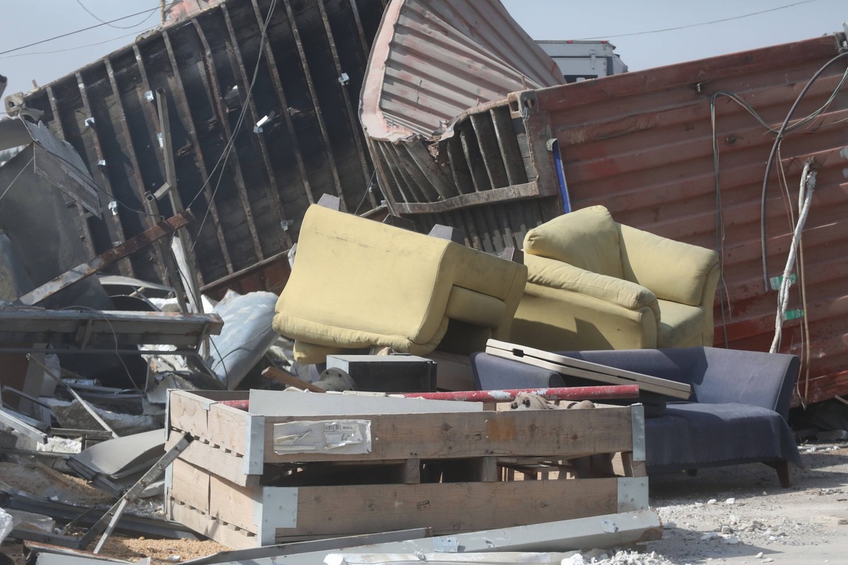 Palestinian Commercial Properties Damaged During Israeli Military Operation in Hebron A view shows damage to Palestinian commercial properties near a checkpoint where a shooting attack took place in t ...