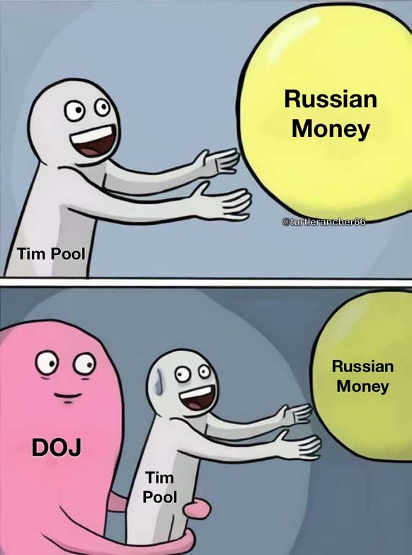 Meme zu den von Russland bezahlten rechten Influencern.