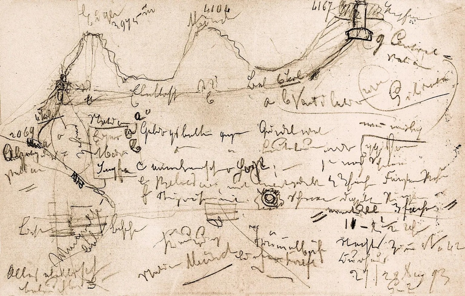 Adolf Guyer-Zellers Skizze der Jungfraubahn.
https://www.jungfrau.ch/de-ch/jungfraujoch-top-of-europe/bau-der-jungfraubahn/