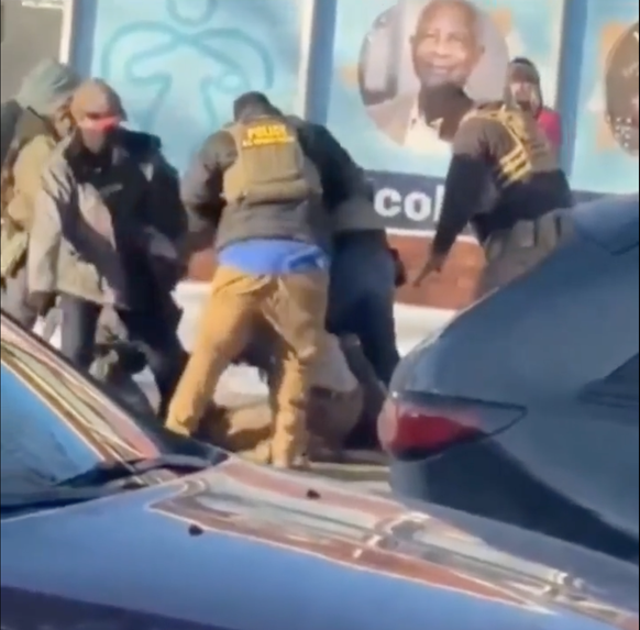 Screenshots von Videos, die die Tötung von Alex Pretti am 24. Januar 2026 aufgezeichnet hat.