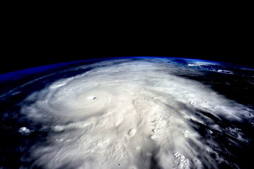Blick aus dem All auf den Hurrikan «Patricia». 