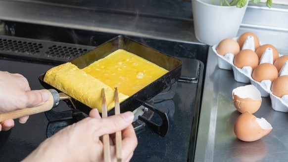 Tamagoyaki-Pfanne – für die amtliche japanische Omelette.