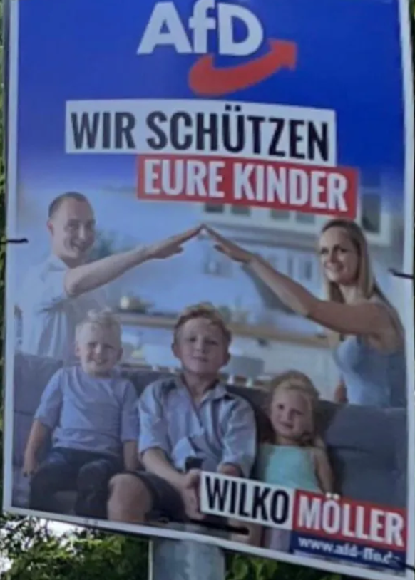 AfD-Wahlplakat Hitlergruss