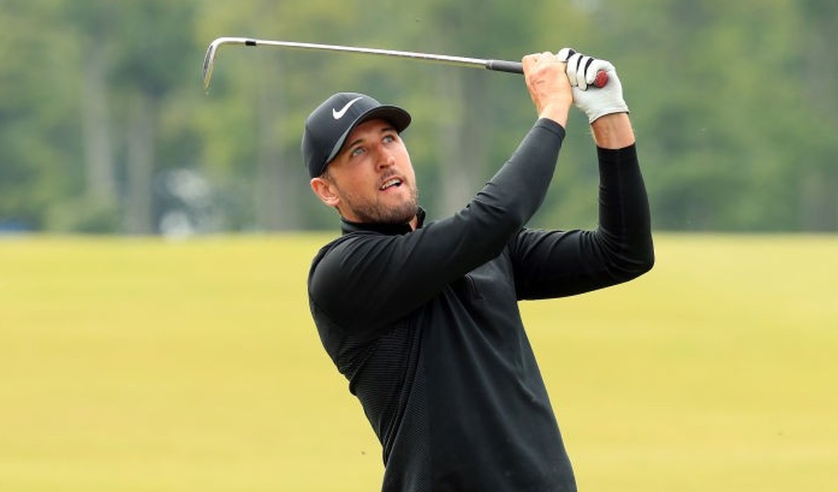 NORTH BERWICK, SCOTLAND - JULY 10: Harry Kane, England fottballer, in action during the Pro Am event prior to the start of the Aberdeen Standard Investments Scottish Open at The Renaissance Club on Ju ...