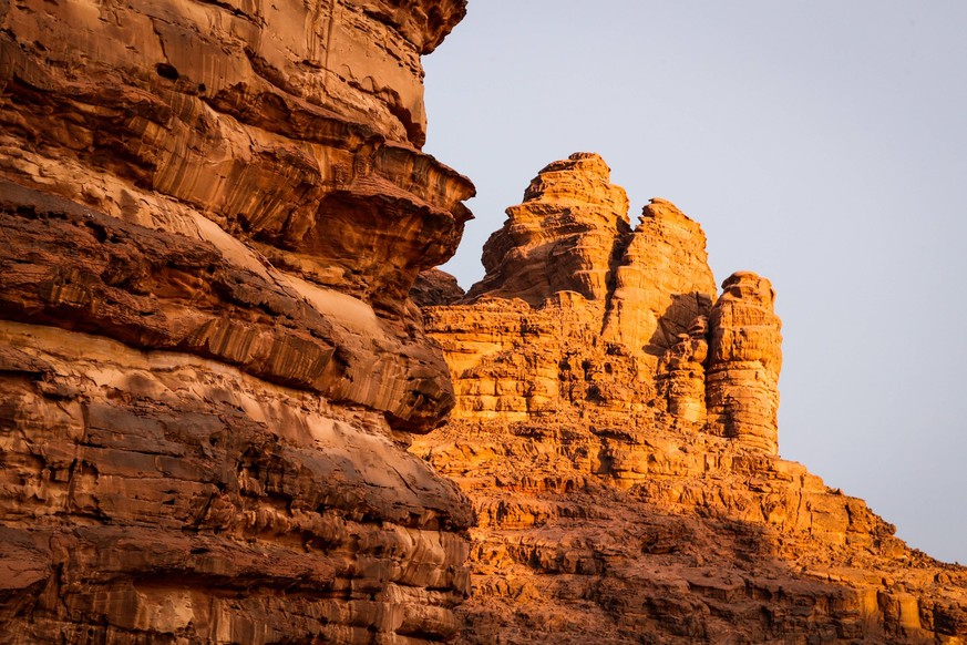 landscape, paysage during the 10th stage of the Dakar 2021 between Neom and Al-Ula, in Saudi Arabia on January 13, 2021 - AUTOMOBILE : DAKAR 2021 - Arabie saoudite - 10eme etape - 13/01/2021 DPPI/PANO ...