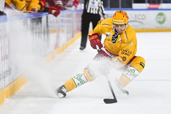 Der Postfinance Topscorer Langnaus Harri Pesonen im Eishockeyspiel der National League zwischen den Rapperswil-Jona Lakers und den SCL Tigers, am Samstag, 24. September 2022, in der St. Galler Kantona ...