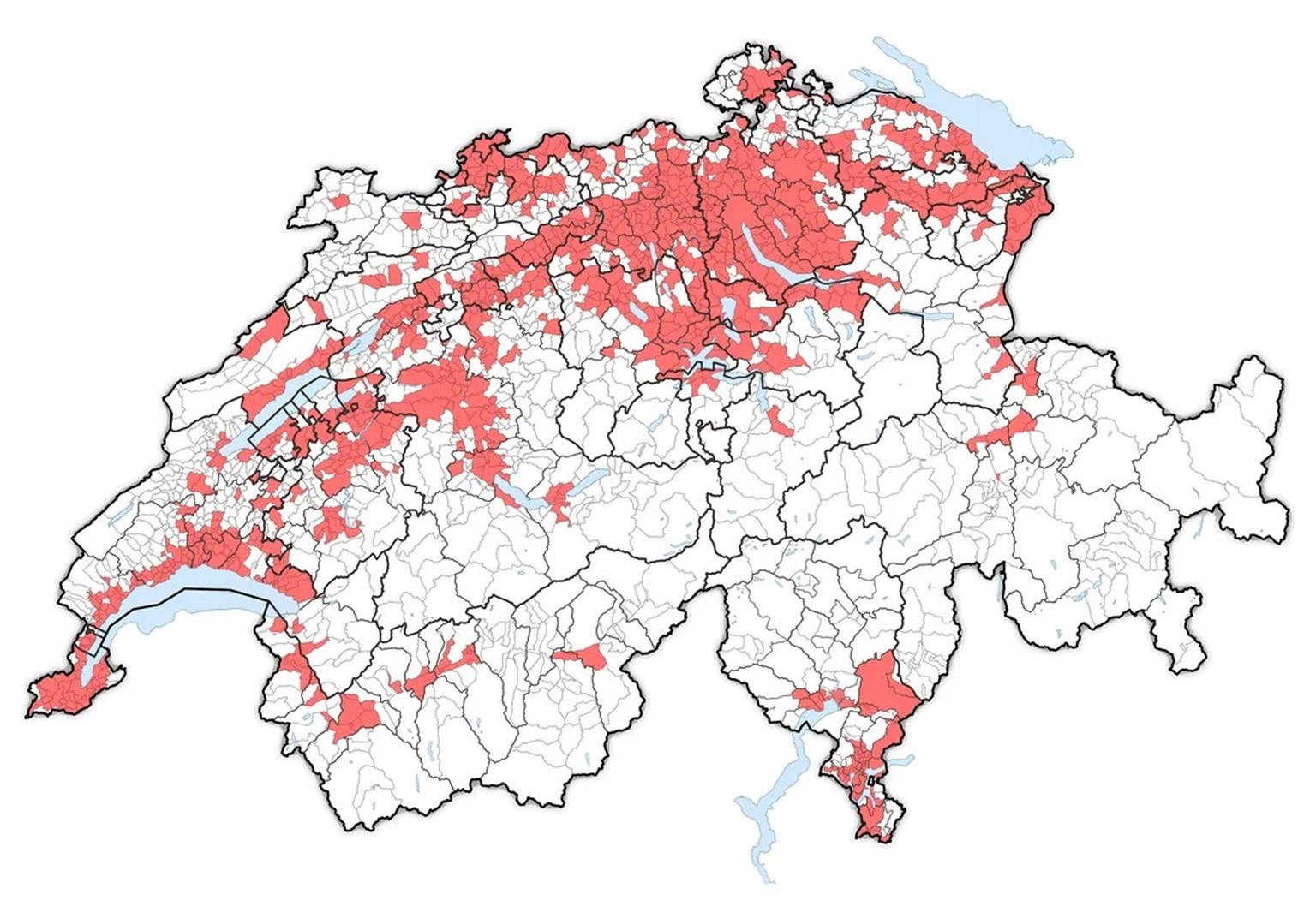 A more detailed map of where 85% of the population lives according to Federal Statistics Office 2023 
https://www.reddit.com/r/MapPorn/comments/1emappj/a_more_detailed_map_of_where_85_of_the_populatio ...