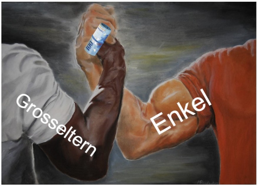 Lustige Weihnachtsmemes mit Geschenken