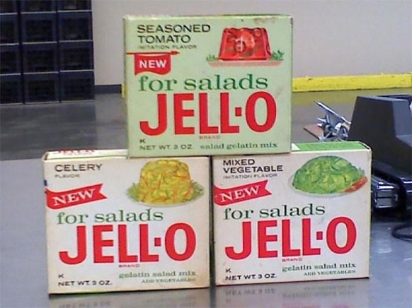 vintage jello recipes from hell sulz sülze glibber aspik essen food kochen retro https://www.boredpanda.com/