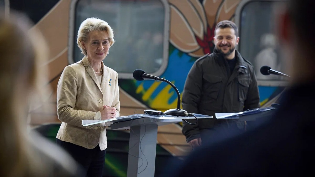 Ursula von der Leyen und Wolodymyr Selenskyj: Beide sehen die Ukraine in der EU.