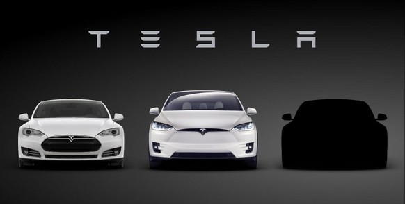 Model S, Model X und Model 3 (von links).