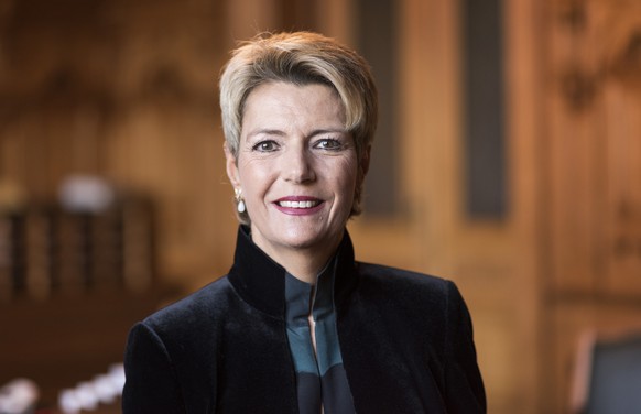 ARCHIVBILD - ZUR FDP-BUNDESRATSKANDIDATIN KARIN KELLER-SUTER STELLEN WIR IHNEN FOLGENDES BILDMATERIAL ZUR VERFUEGUNG - Karin Keller-Sutter, Council of State member FDP-SG and first vice president of t ...