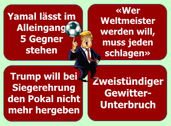 Fussball-WM 2026: Bullshit-Bingo zur Nati, Infantino, Ronaldo etc.