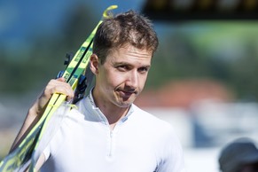 Der vierfache Olympiasieger Simon Ammann will in Einsiedeln aufs Podest springen.
