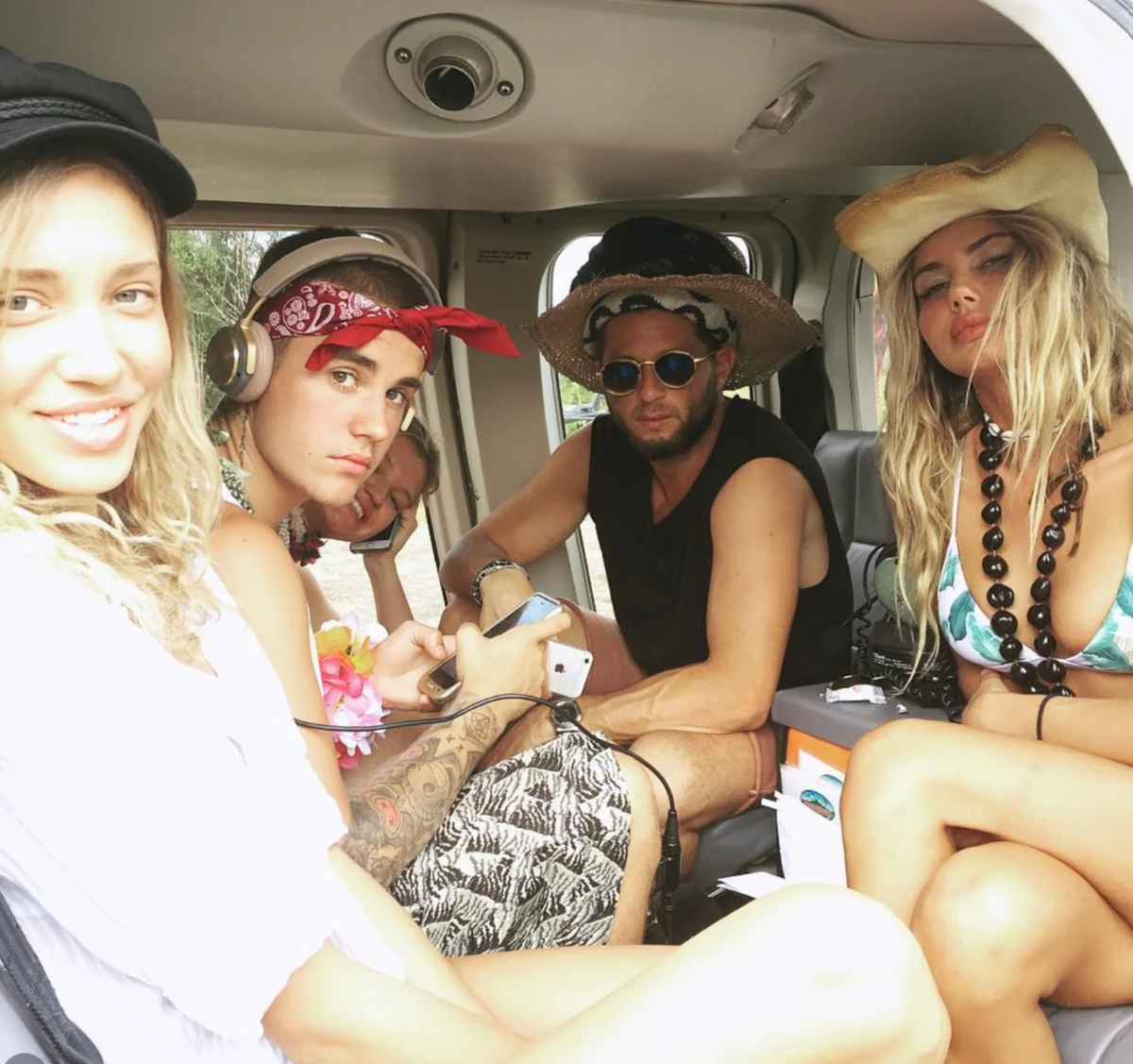 Justin Bieber (l.) und Sahara Ray (r.) auf einem Bild von 2016.