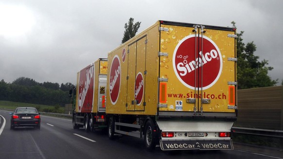 Sinalco Lastwagen auf der Strasse
