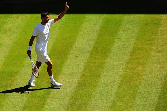 Grigor Dimitrov nimmt eine Challenge.&nbsp;
