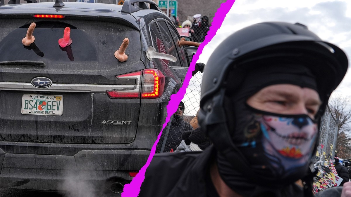 Les manifestants attaquent l'ICE avec des gods