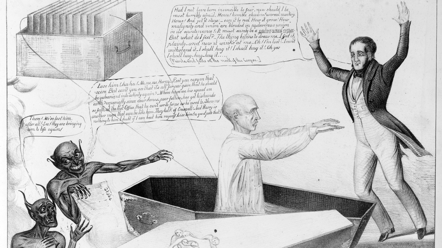 Nachdem Luigi Galvani 1780 einen abgetrennten Froschschenkel zum Zucken brachte, stürzten sich in den nächsten Jahrzehnten Physiker und Ärzte in die Erforschung der Elektrizität. Ihr Ziel: die Wiederb ...