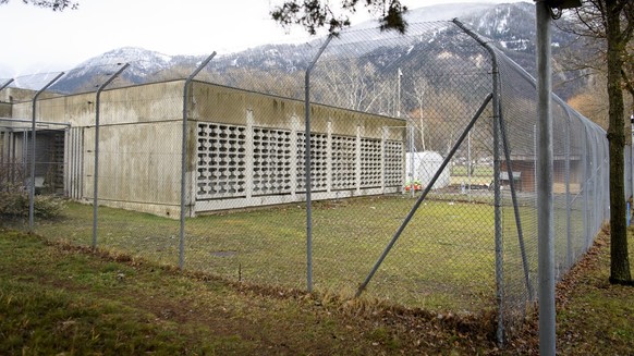 Le batiment du Centre educatif ferme de Pramont (CEP) photographie ce lundi 23 decembre 2019 a Granges. L&#039;eveque de Sion Jean-Marie Lovey a celebre la messe de Noel dans l&#039;etablissement peni ...