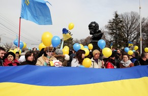 Pro-ukrainische Kundgebung
